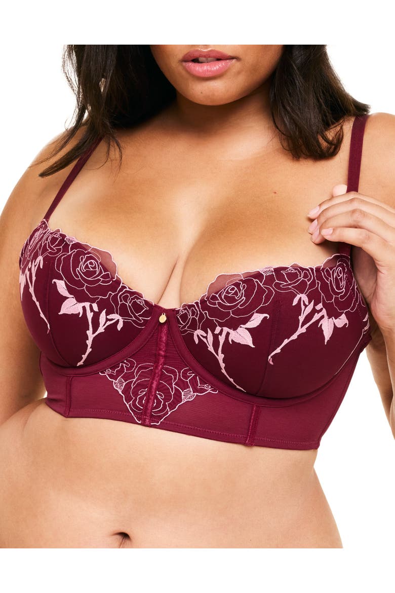 Rosita Contour Demi Bra, Main, color, Dark purple