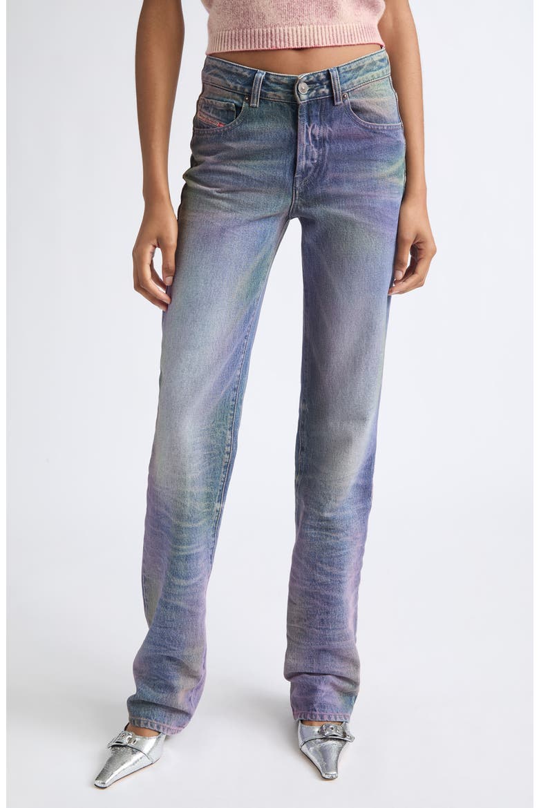 D-Lie Straight Leg Jeans, Main, color, DENIM