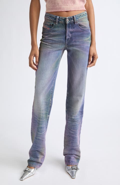 D-Lie Straight Leg Jeans