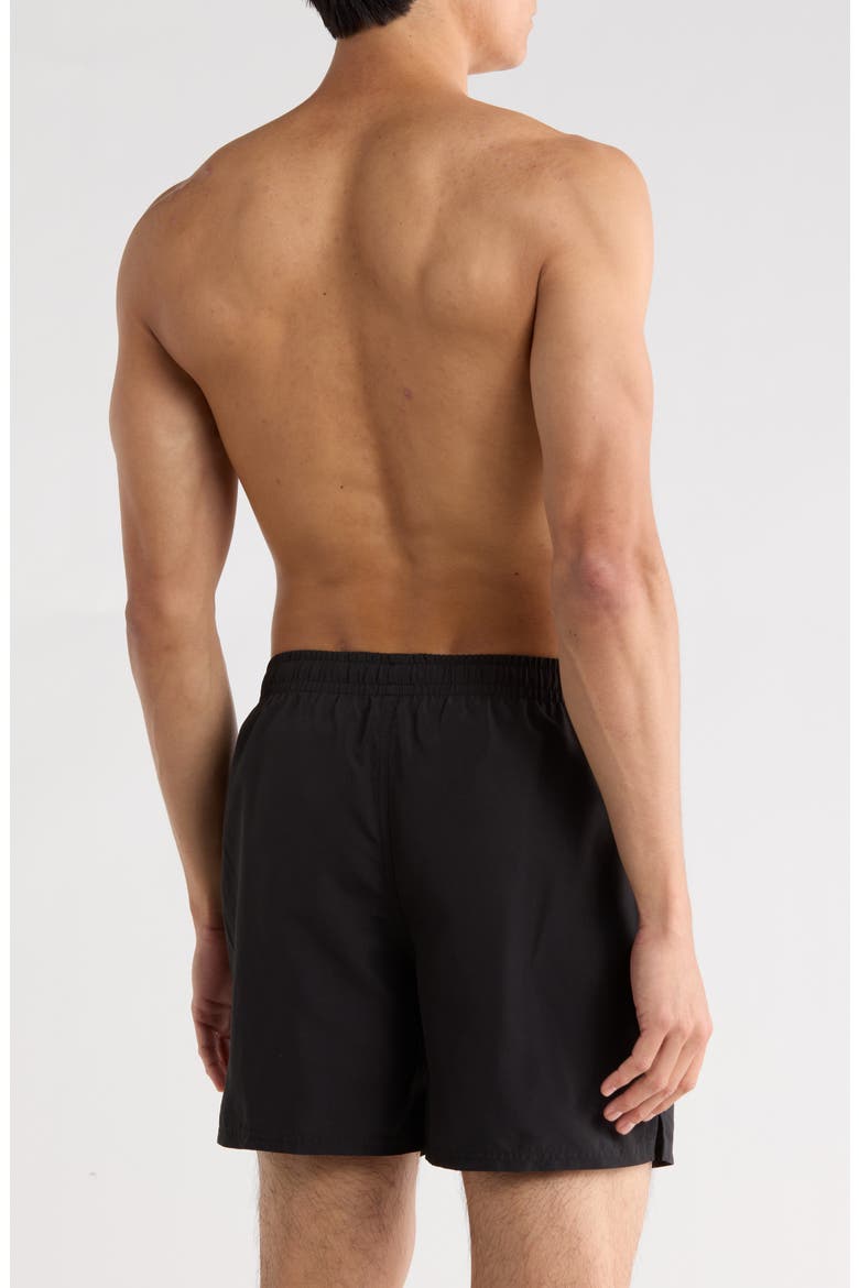 5-Inch Volley Swim Shorts, Alternate, color, BLACK