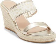Stuart Weitzman Lily Espadrille Wedge Slide Sandal