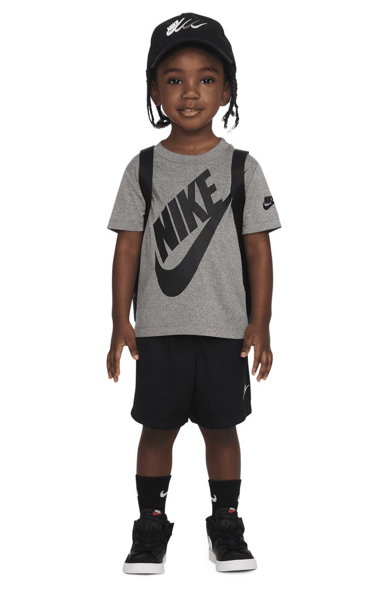 Nike Kids' Futura Graphic Tee & Shorts, Alternate, color, Black