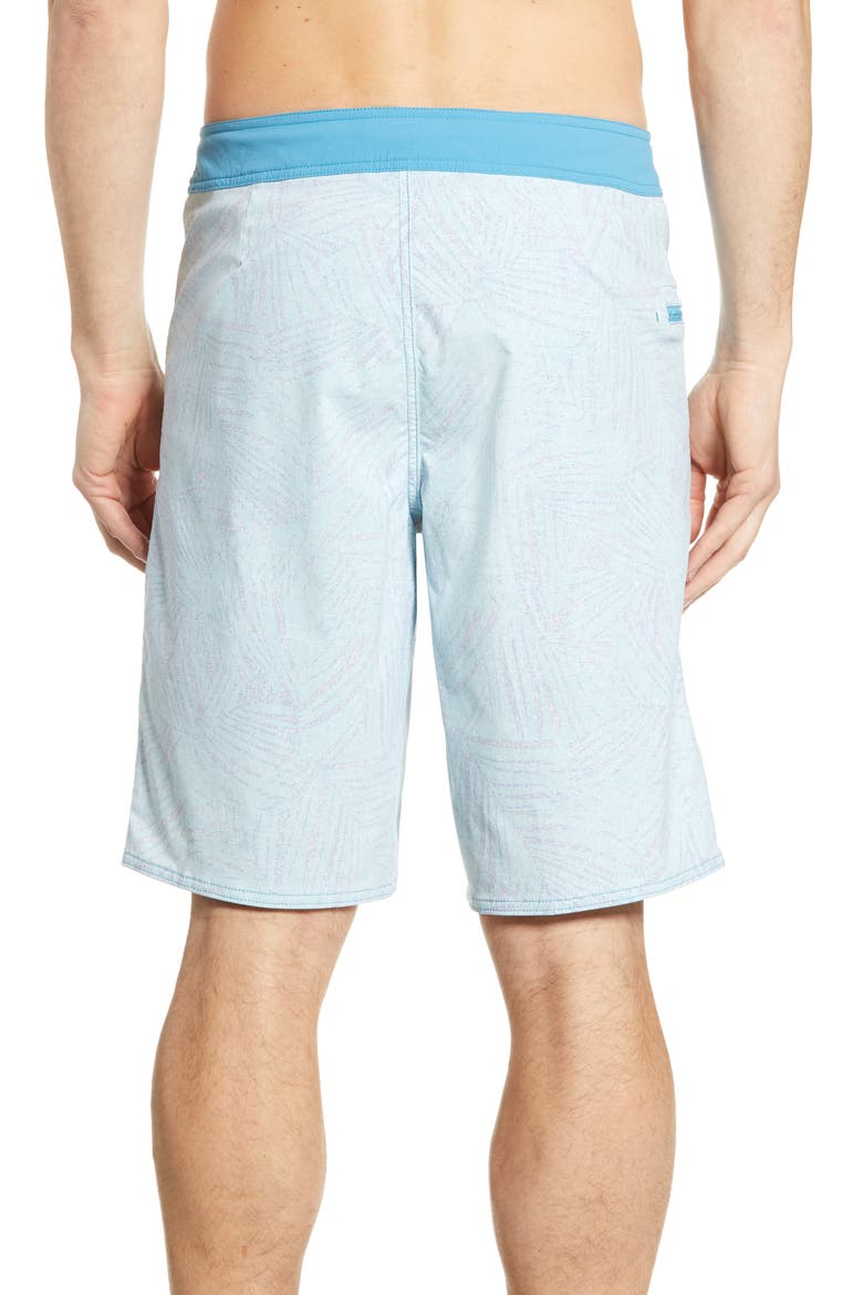 Wavefarer Board Shorts, Alternate, color, RAIN FERN SPECKLE: ATOLL BLUE