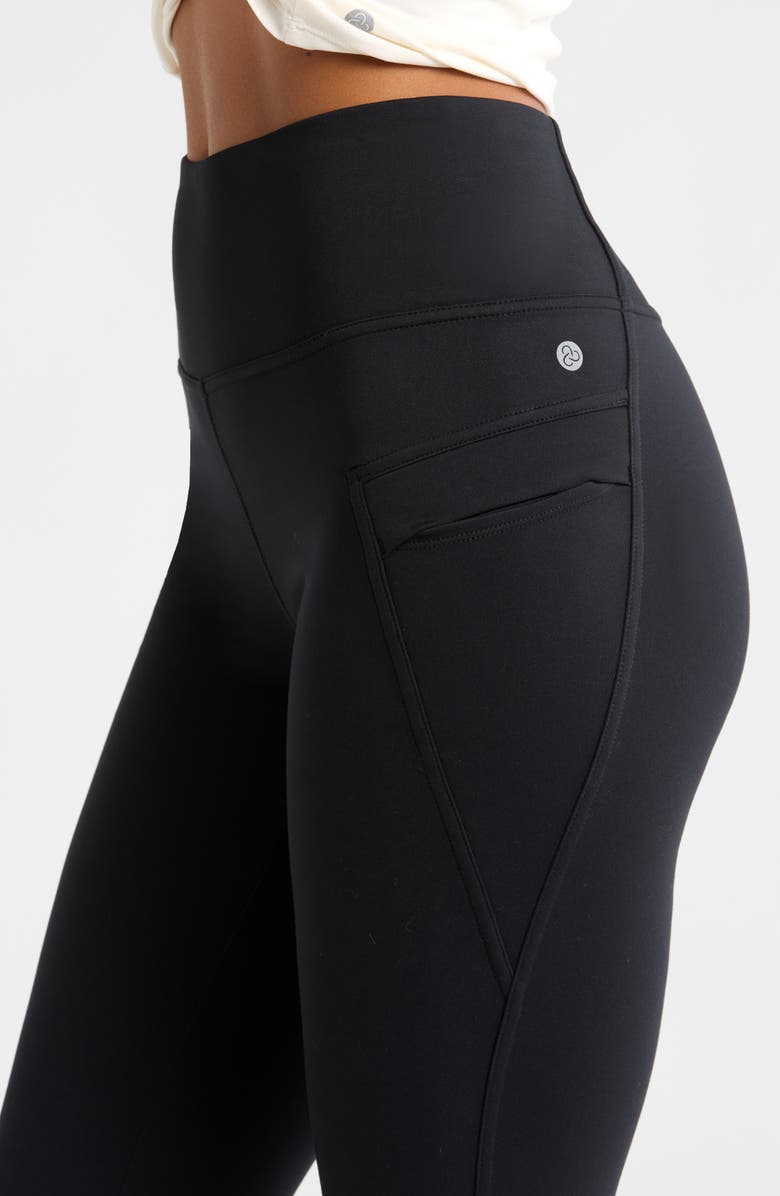 Zella Fleece Lined Performance Pocket Leggings, Alternate, color,