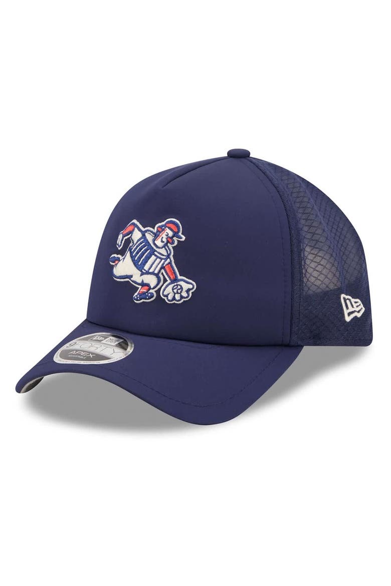 Men's New Era Navy Milwaukee Brewers 2026 City Connect Apex 9FORTY Adjustable Hat, Main, color, Navy