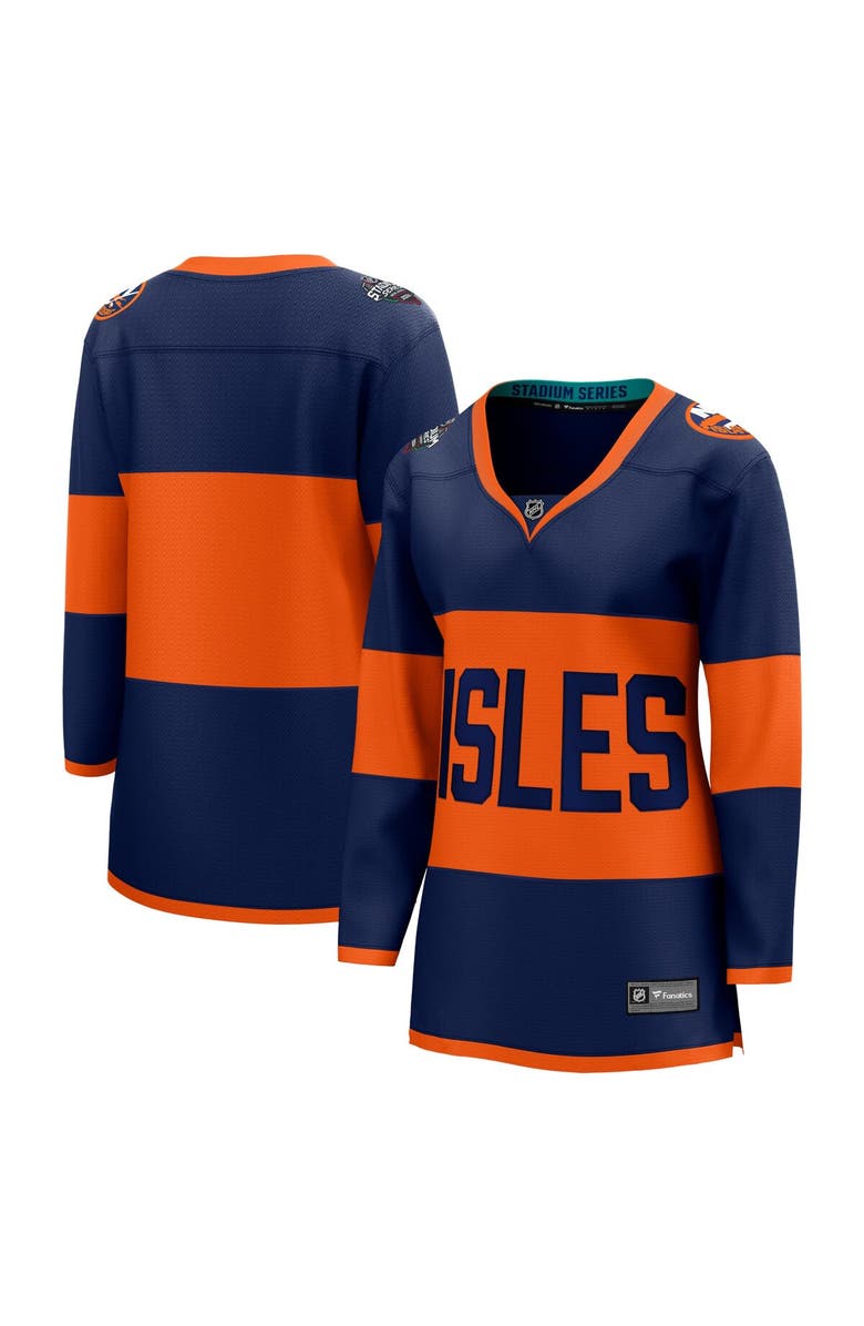 FANATICS Women's Fanatics Branded  Navy New York Islanders 2024 NHL Stadium Series Breakaway Jersey, Alternate, color, 