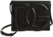 Dolce&Gabbana DG Logo Flap Leather Crossbody Bag | Nordstrom