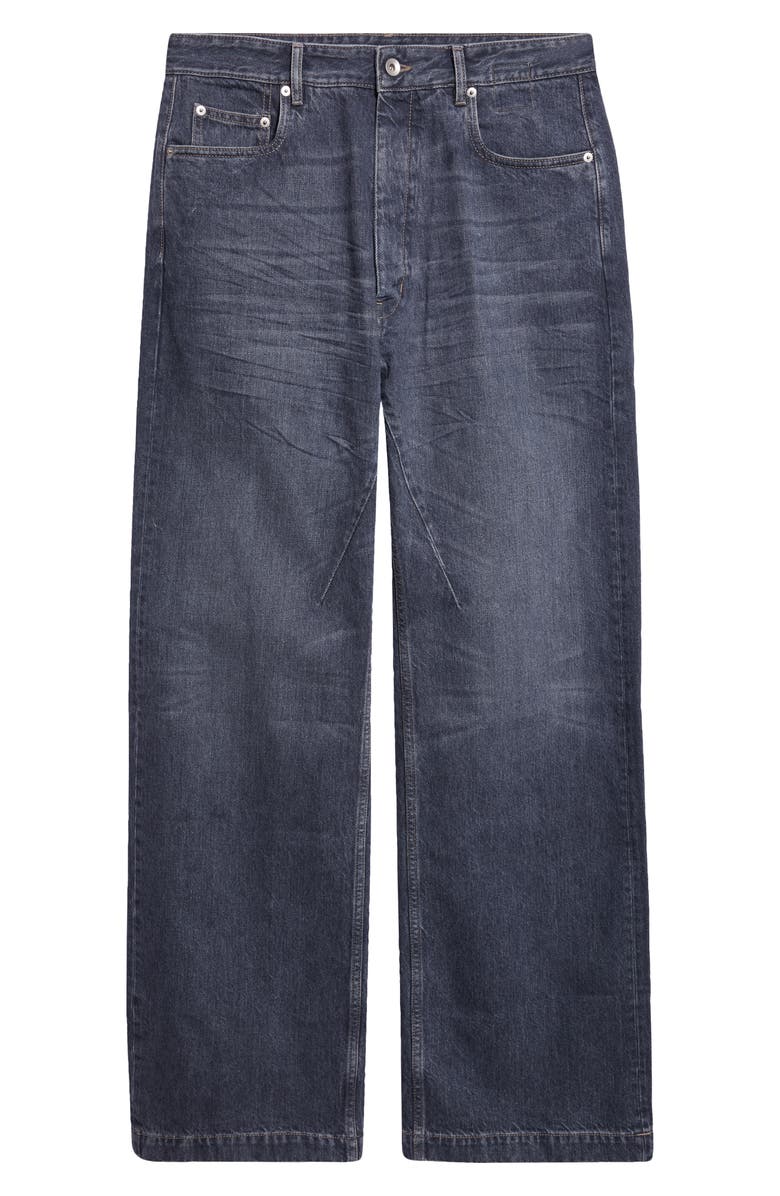 Rick Owens DRKSHDW Geth Wide Leg Jeans, Alternate, color, Washed Grey
