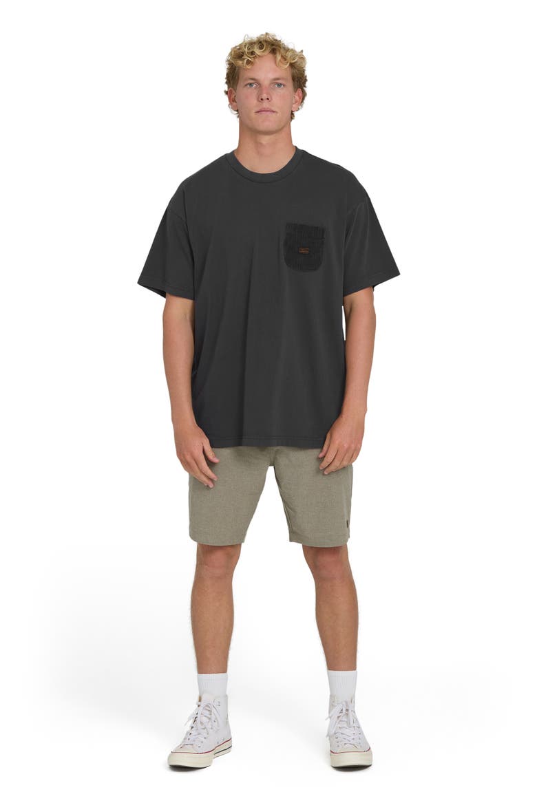 Brunswick Garage Oversize Cotton Pocket T-Shirt, Alternate, color, WASHED BLACK