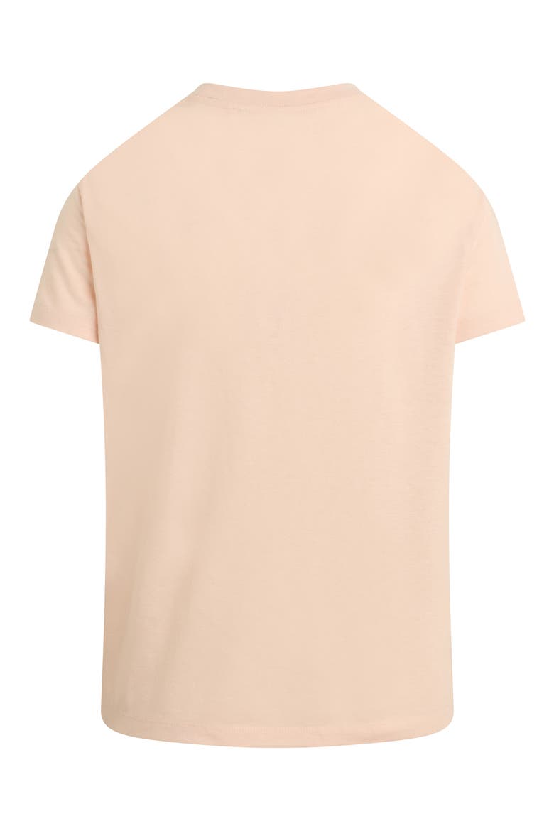 The Signature Logo Graphic T-Shirt, Alternate, color, PALE PINK/ BLACK