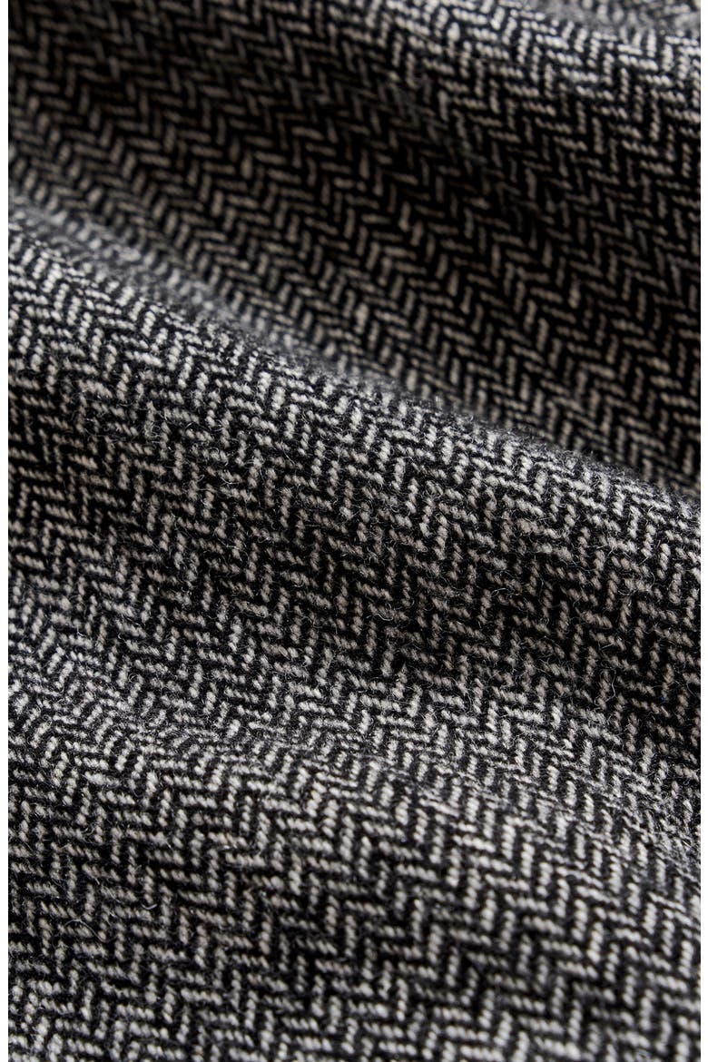 Madison Wool Herringbone Shirt Jacket, Alternate, color, CHARCOAL