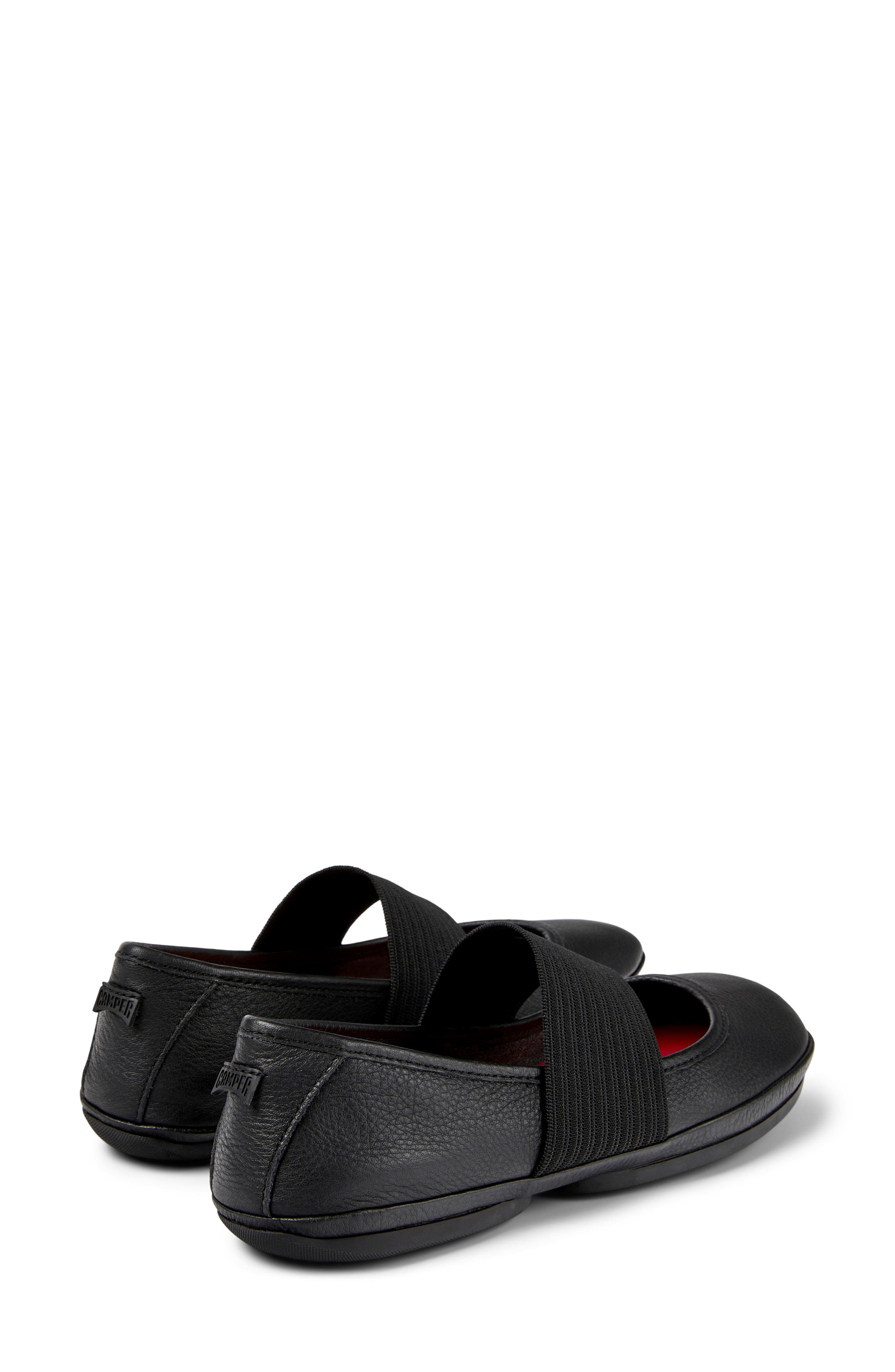 Camper Right Nina Ballerina Flat, Alternate, color, Black