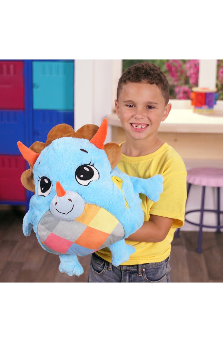 Mushabelly J∙Animals Plush Triceratops, Alternate, color, Multicolored