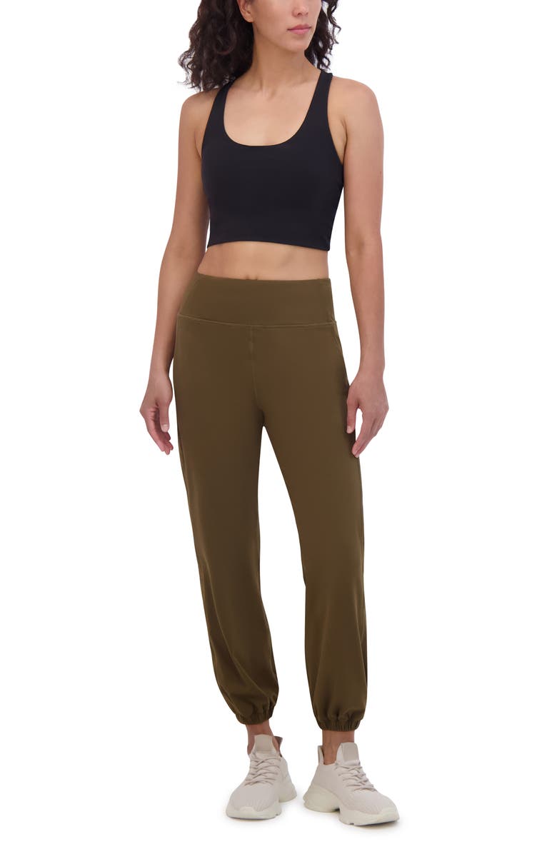 SAGE COLLECTIVE Skinny Performance Joggers, Alternate, color, Desert Palm