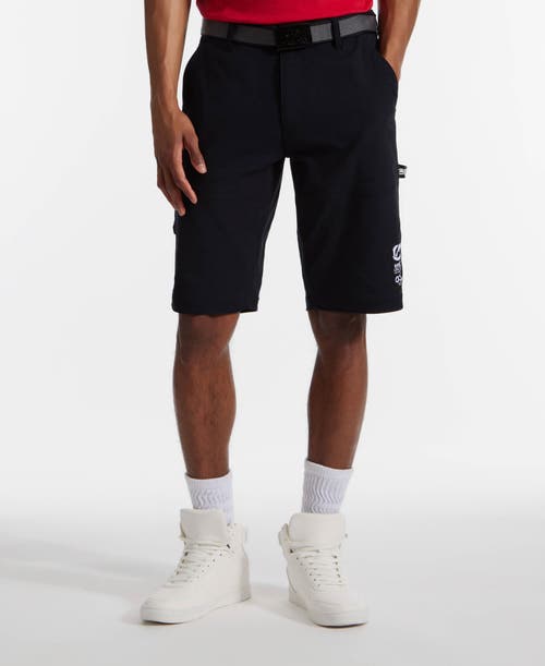 Ecko Unltd . Keep Tabs On Belted Cargo Short