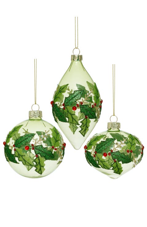 Holly Celebrate Ornament, Box of 6