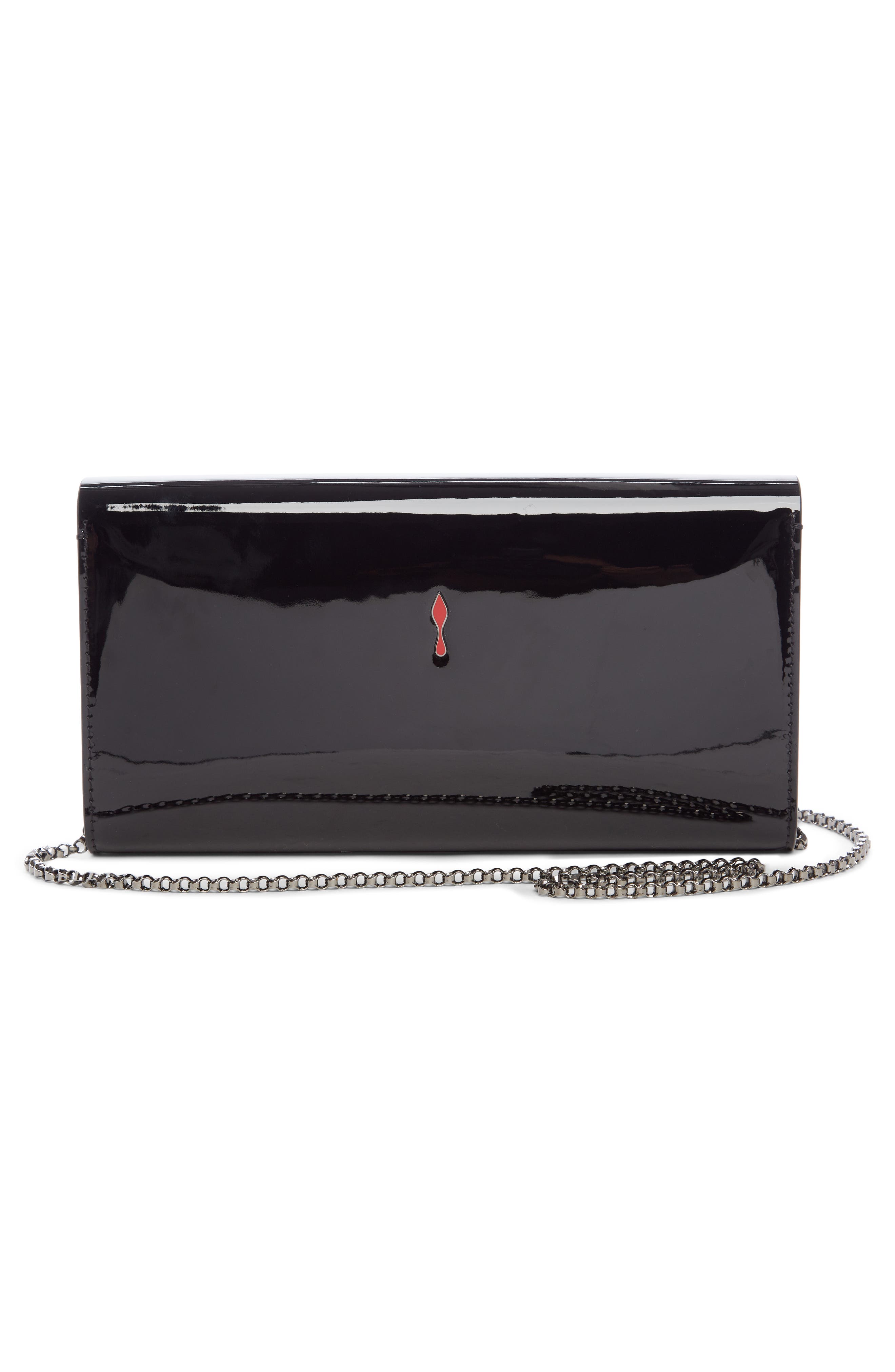 Christian Louboutin Vero Dodat Patent Leather Clutch, Alternate, color, 