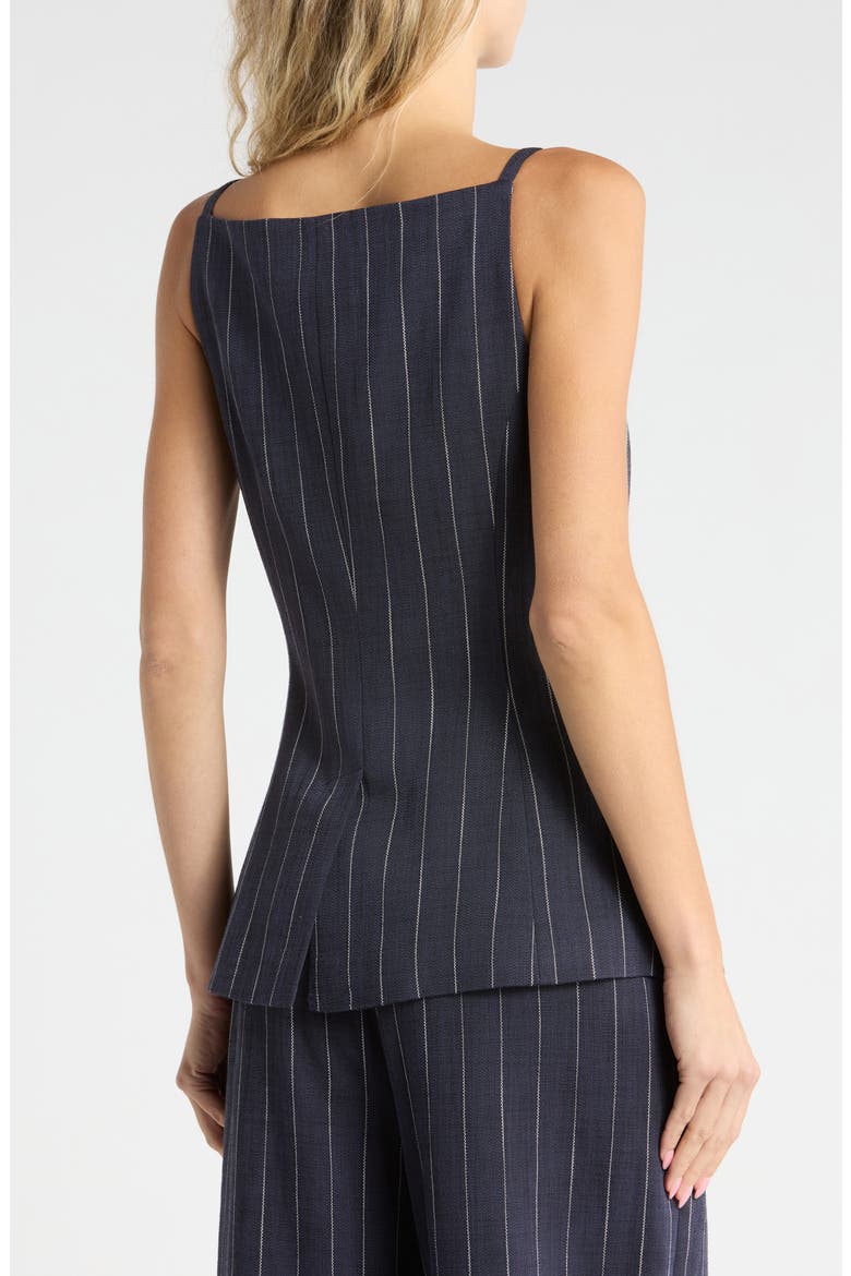 Edie Striped Sleeveless Top, Alternate, color, MIDNIGHT STRIPE