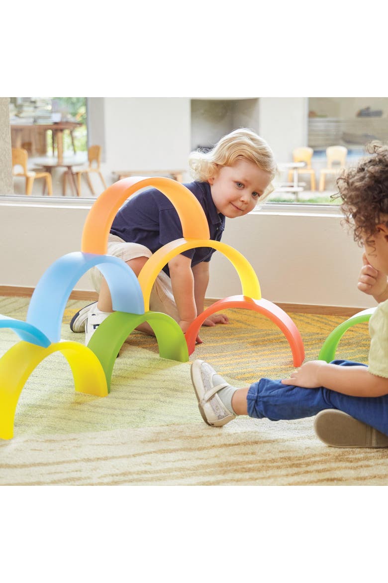 Discovery Rainbow Arches and Tunnels - 10 Pieces, Alternate, color, Multicolored