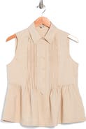 MAX STUDIO Sleeveless Peplum Top