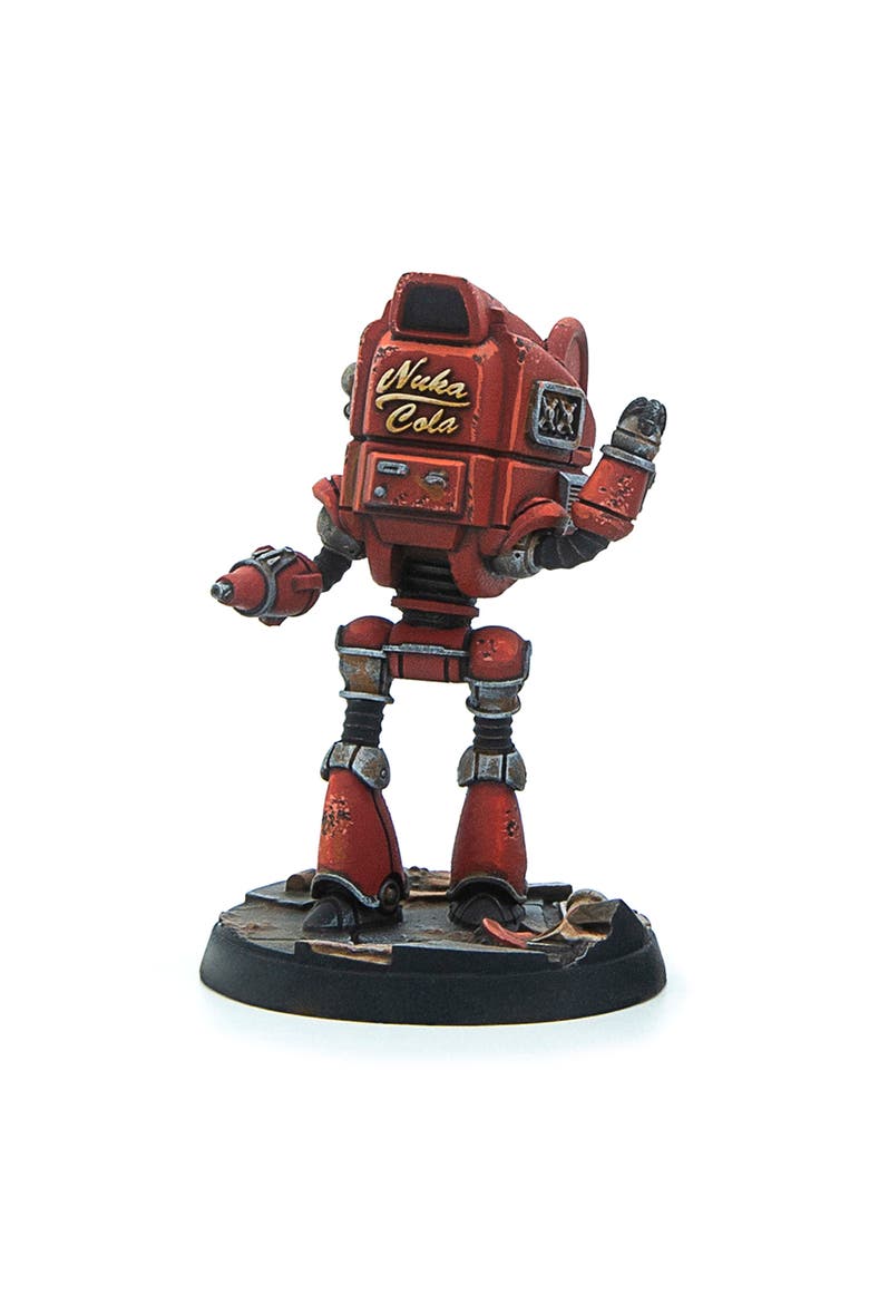 Fallout,  Wasteland Warfare Robots, 3 Figures, Alternate, color, Multicolored