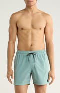 RVCA Pigment-Dyed Elastic Waist Shorts