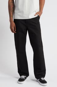 Carhartt Work In Progress Single Knee Organic Cotton Canvas Straight Leg Pants