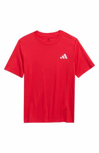adidas Kids' Embroidered Logo Cotton T-Shirt