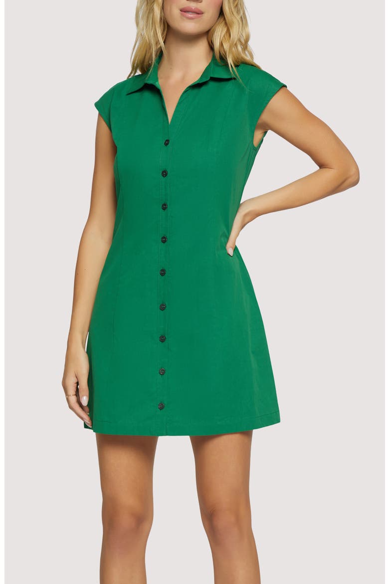 Portofino Bliss Minidress, Alternate, color, FOREST GREEN