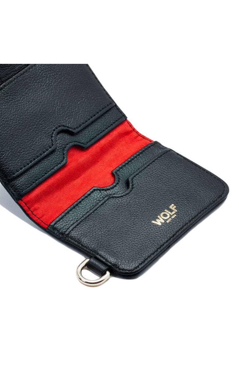 WOLF Mimi Credit Card Holder with Wristlet, Alternate, color, Black