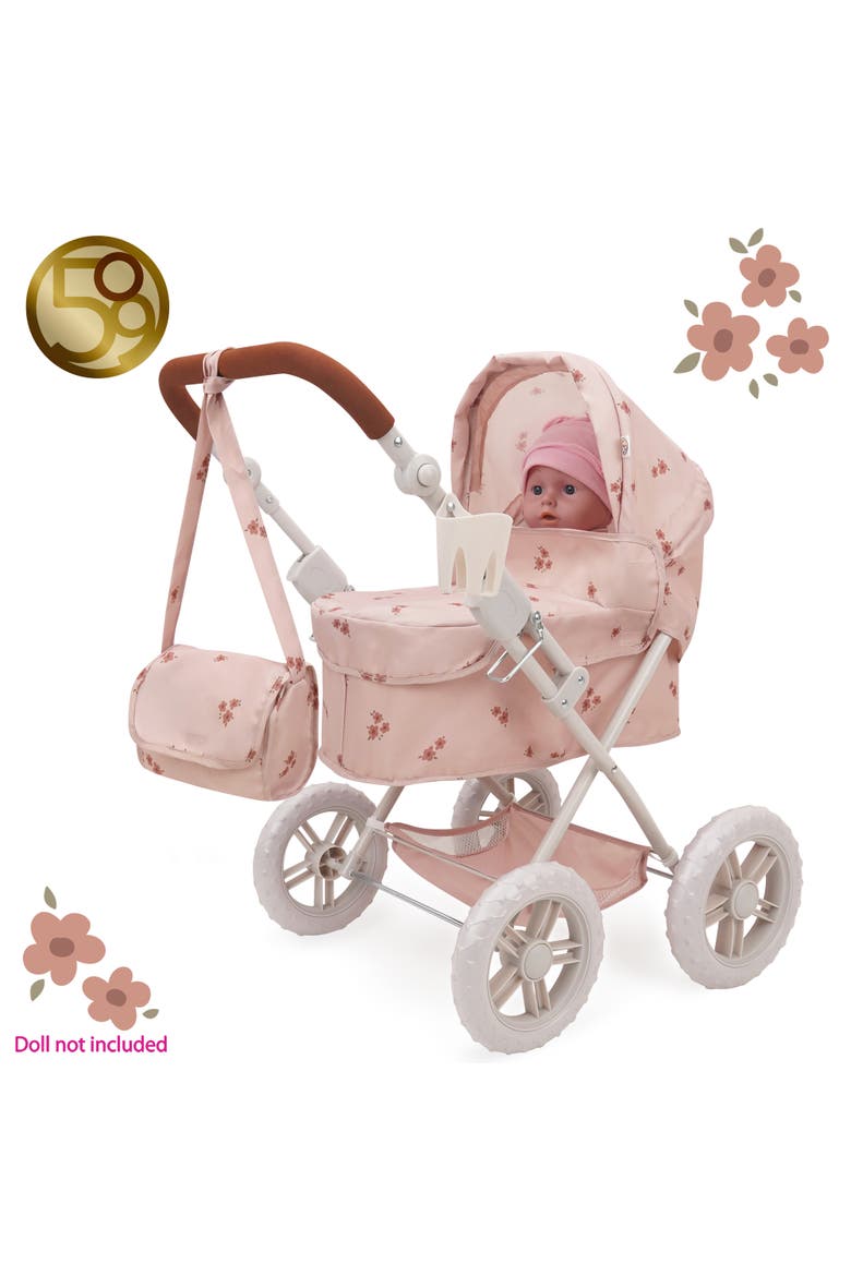 Ballet Flora Deluxe Amanda Doll Pram Stroller, Alternate, color, Multicolored