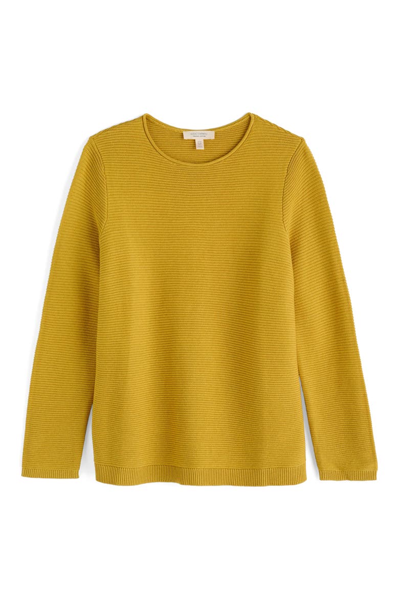 Makers Rib Organic & Recycled Cotton Sweater, Alternate, color, SISKIN