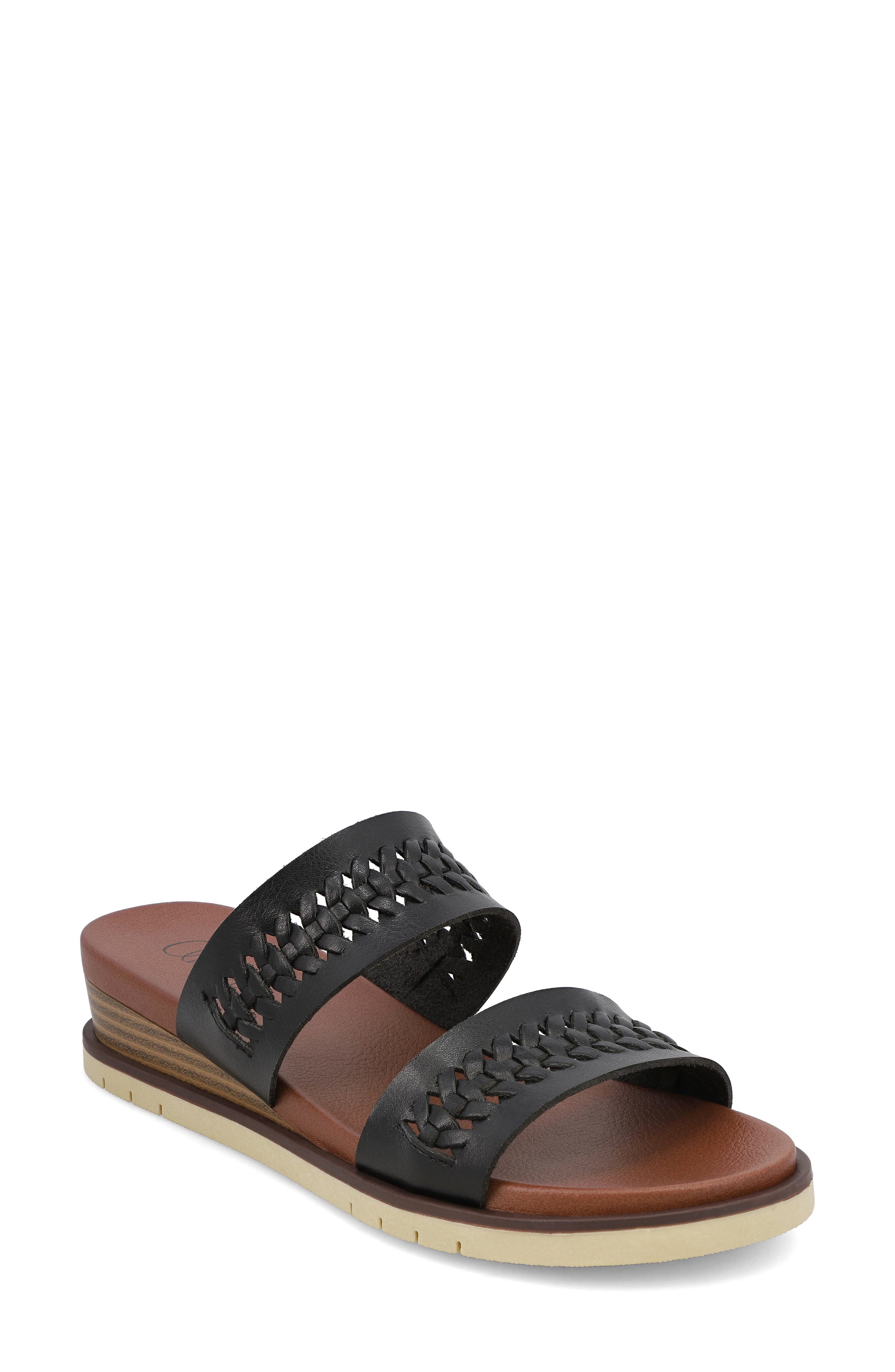 MIA AMORE Romaa Woven Slide Sandal - Wide Width, Main, color, 