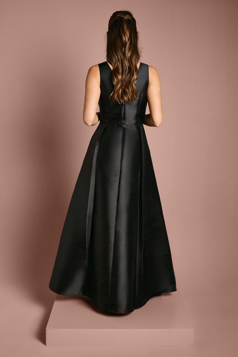 Fit And Flare Sleeveless Dress, Alternate, color, Black