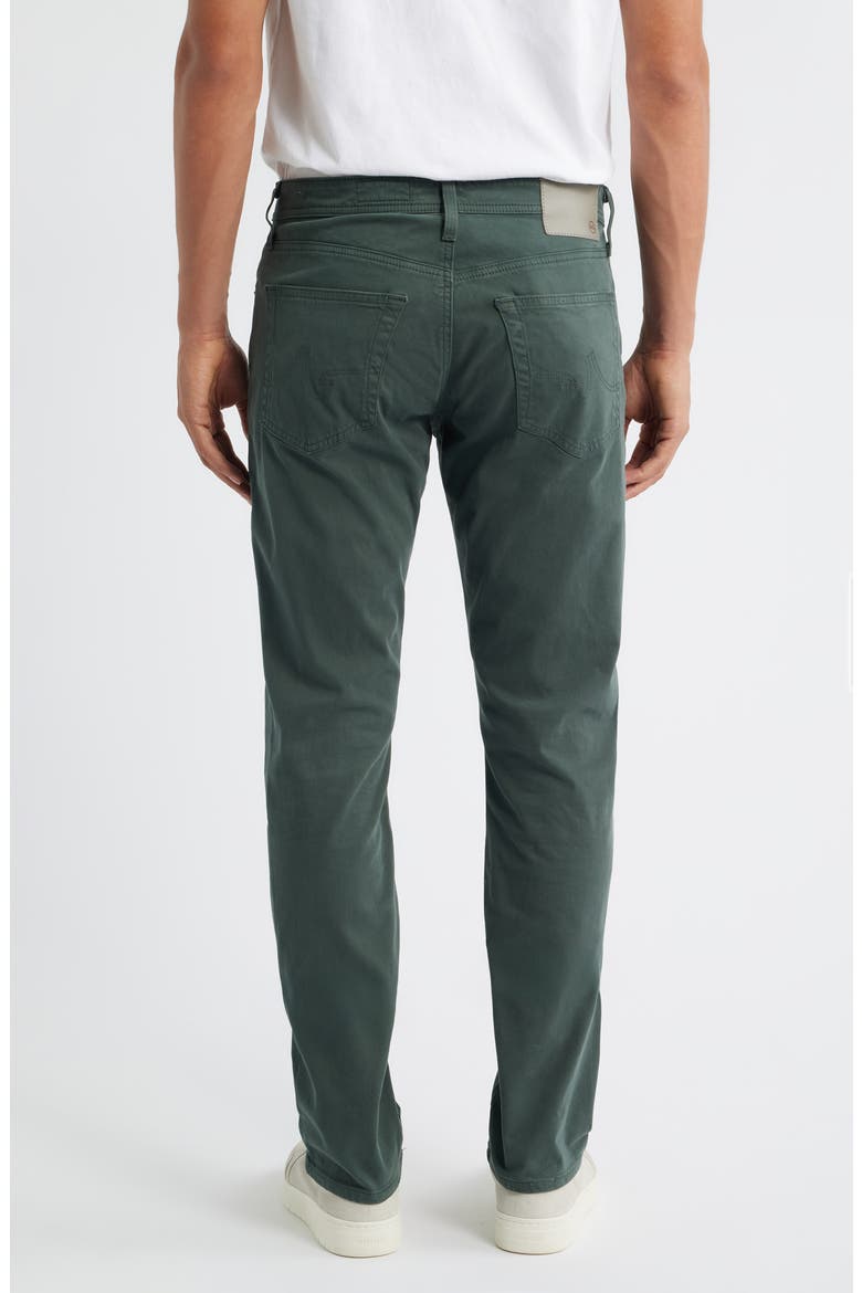 Everett Stretch Sateen Slim Straight Pants, Alternate, color, CYPRESS LAKE