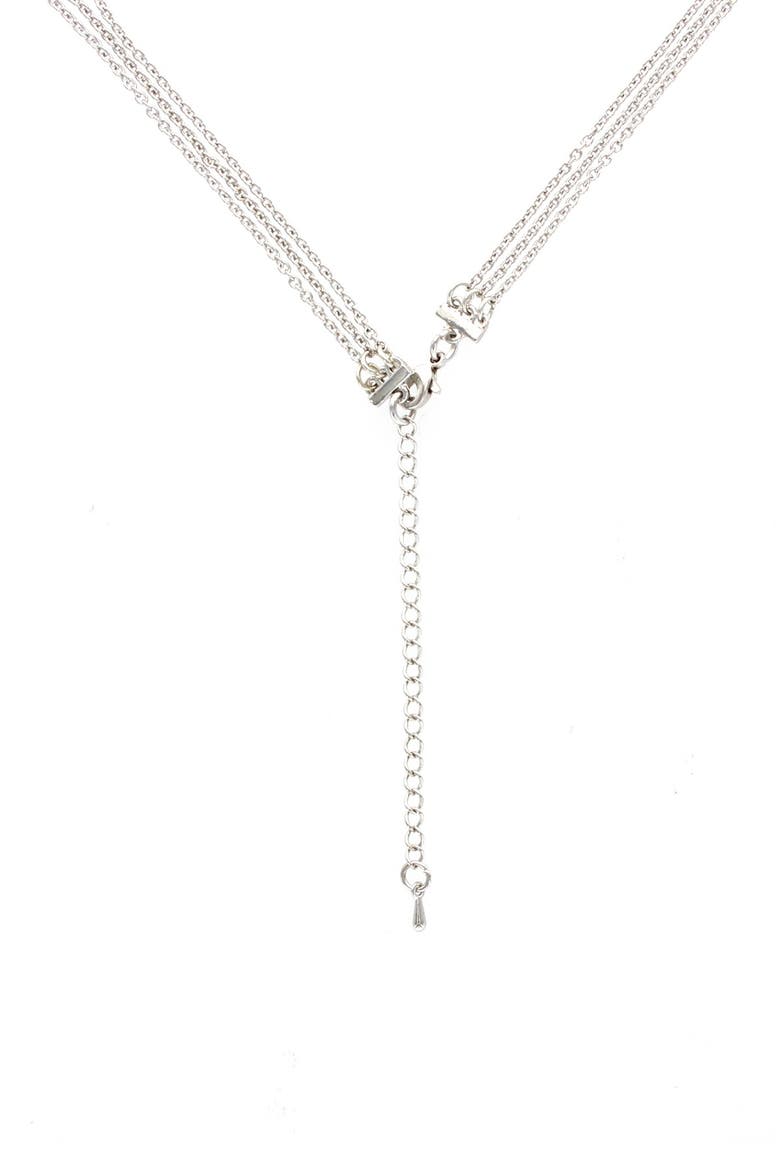 14K Gold Plated Layered Mixed Necklace, Alternate, color, SILVER