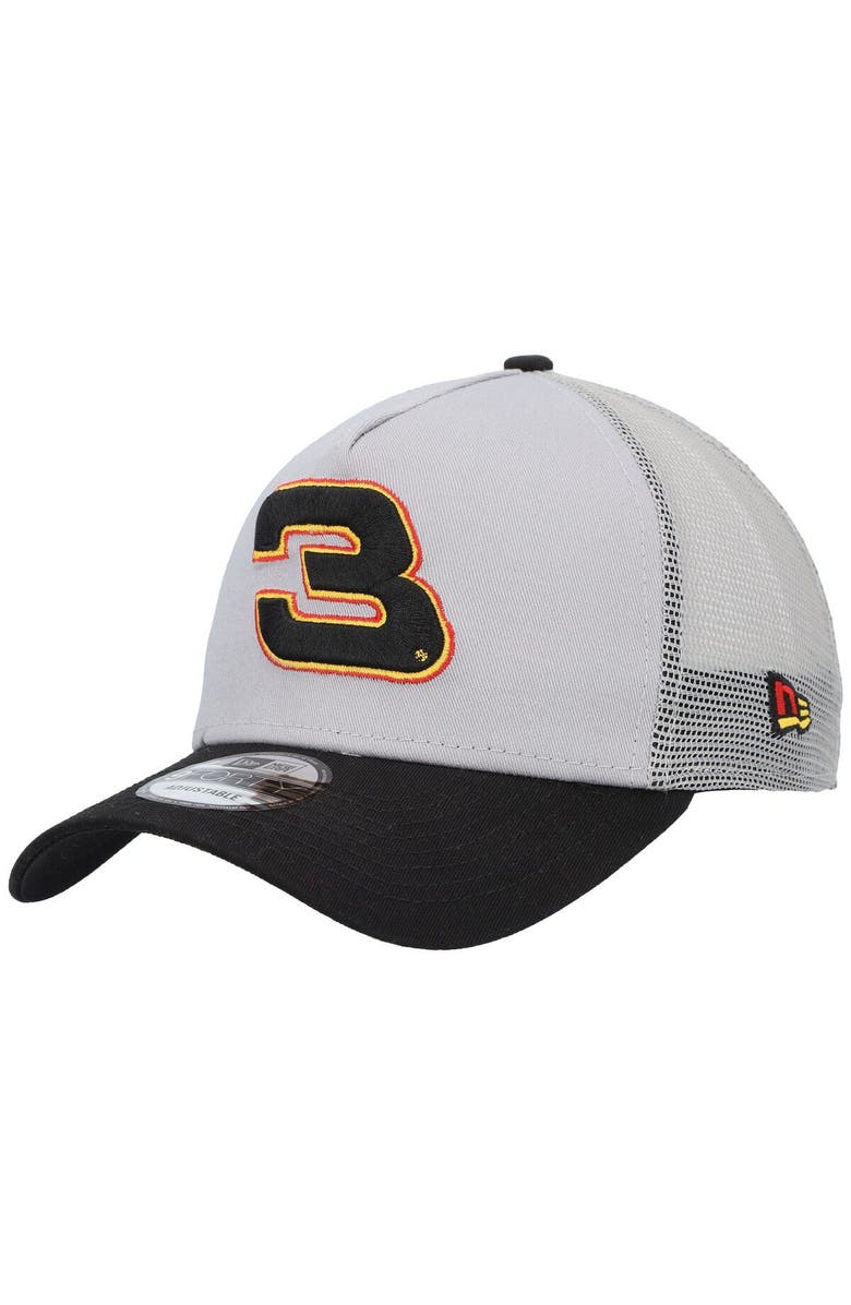New Era Men's New Era Gray Dale Earnhardt Jr. Bass Pro Shops Side Hit Adjustable Trucker Hat, Alternate, color,