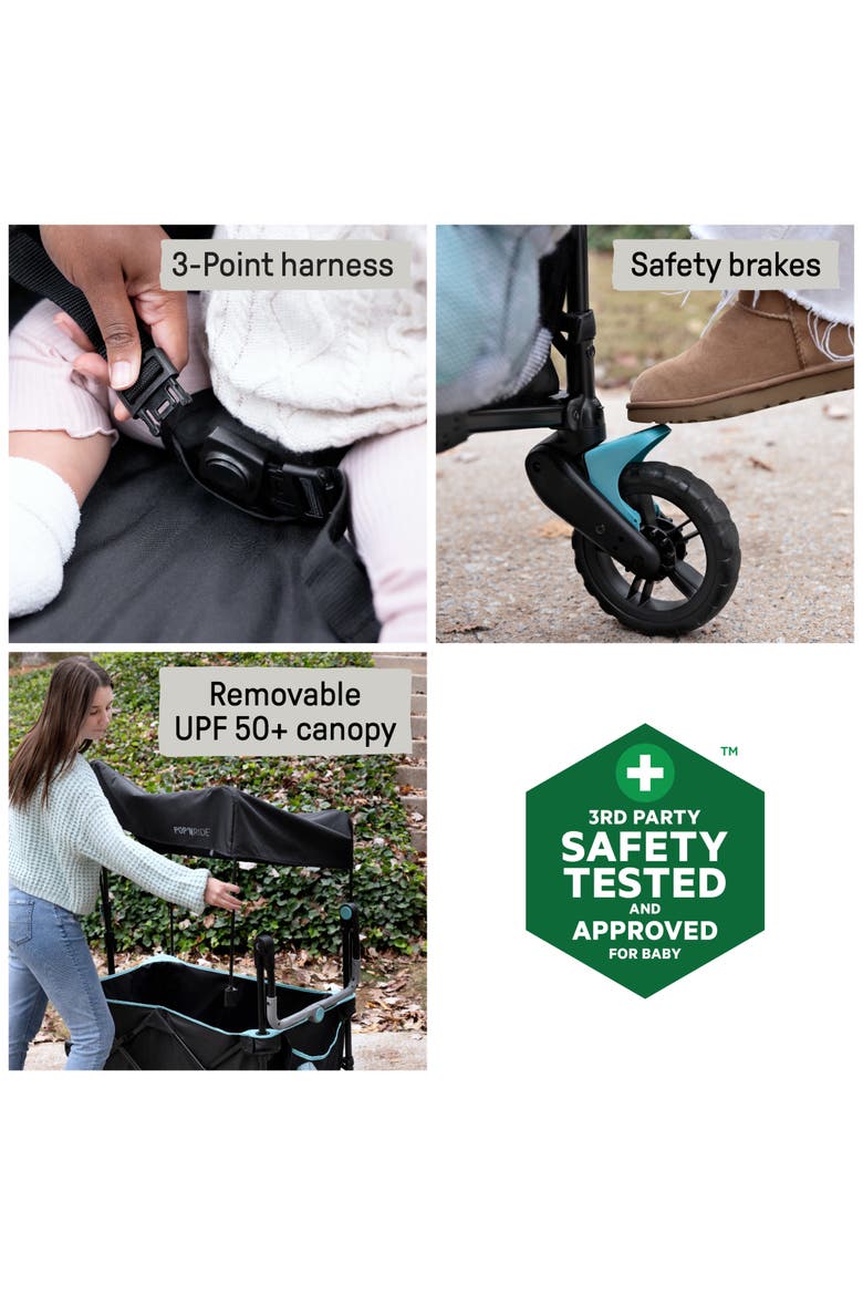 Pop 'N Ride Stroller Wagon, Alternate, color, BLACK