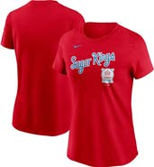 Nike Women's Nike Red Miami Marlins City Connect Wordmark T-Shirt