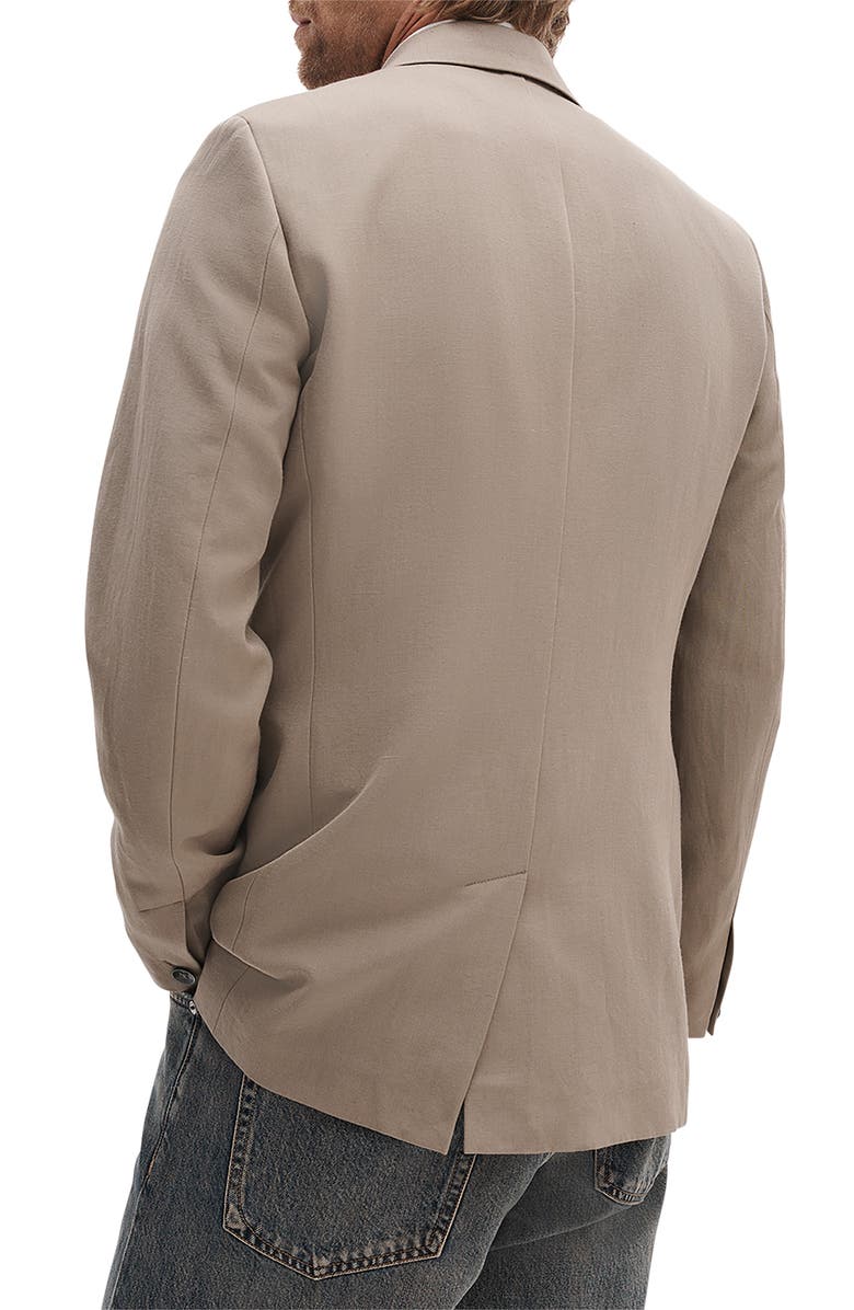 rag & bone Butler Virgin Wool Blend Blazer, Alternate, color, Stone