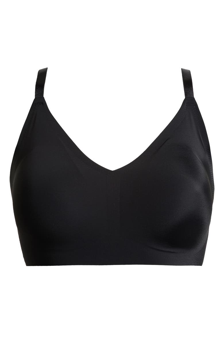 True & Co True Body Boost Convertible Bralette, Alternate, color, Black