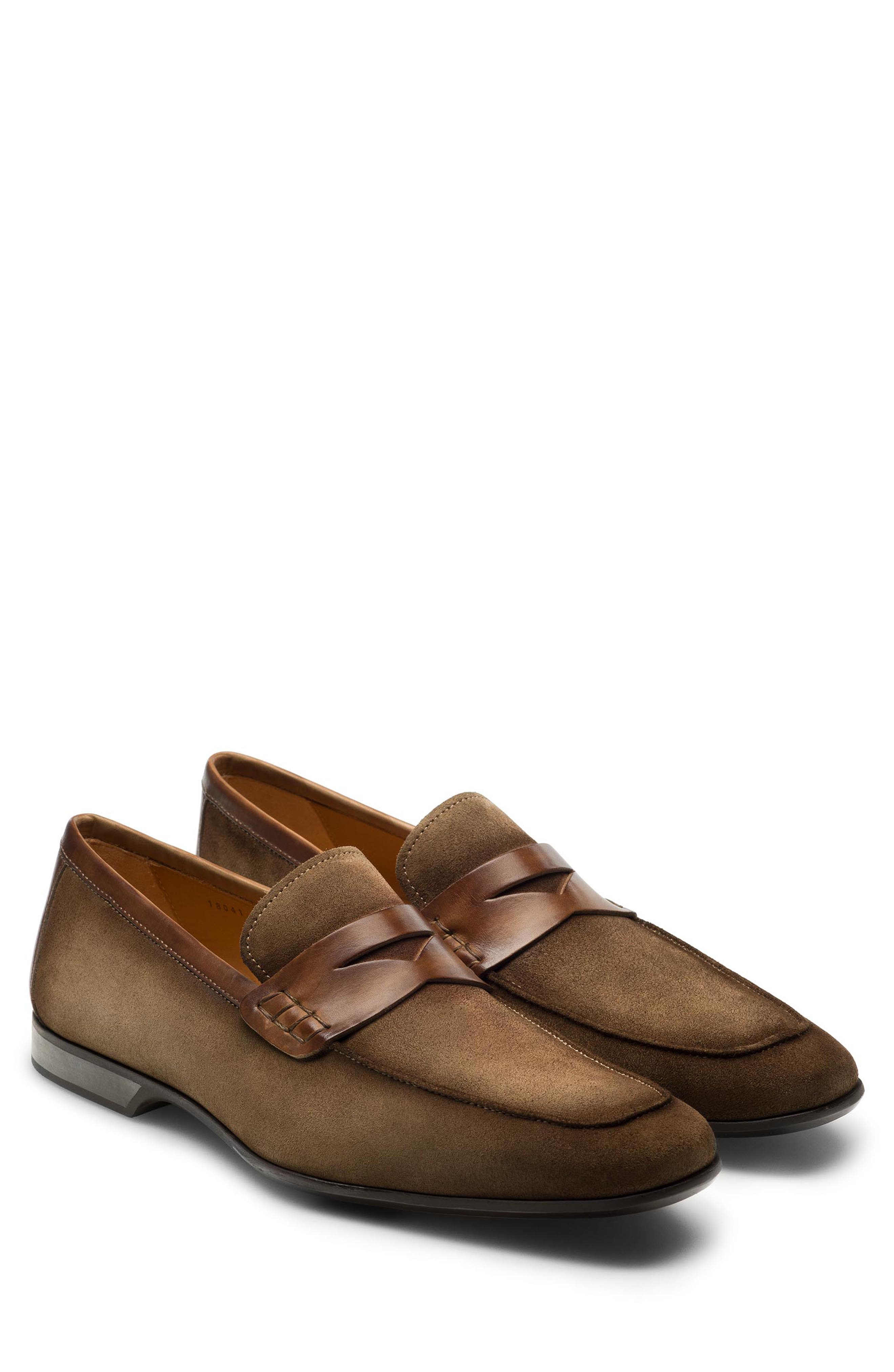 Magnanni Ramiro II Apron Toe Penny Loafer (Men) | Nordstrom display picture 3