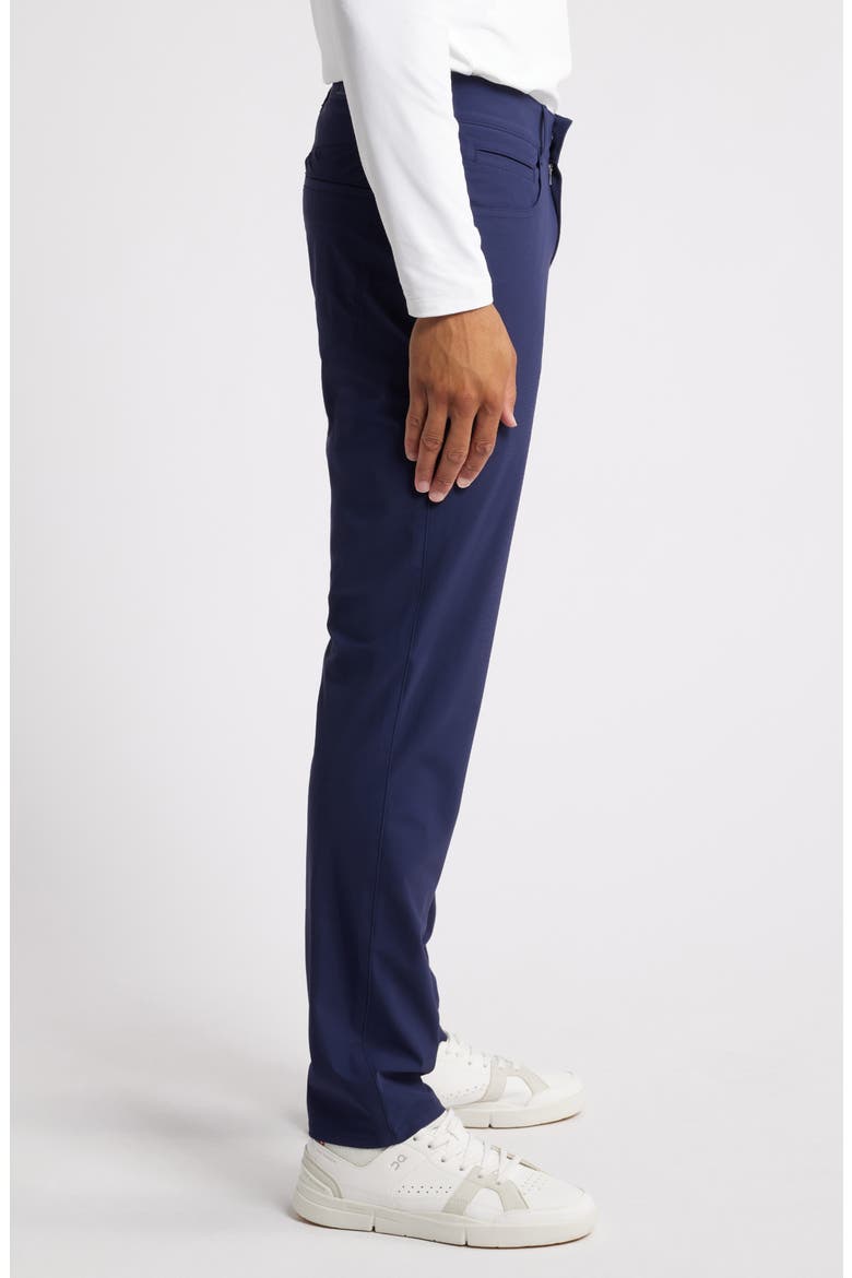 Bingham Tailored Fit Performance Knit Pants, Alternate, color, NAVY