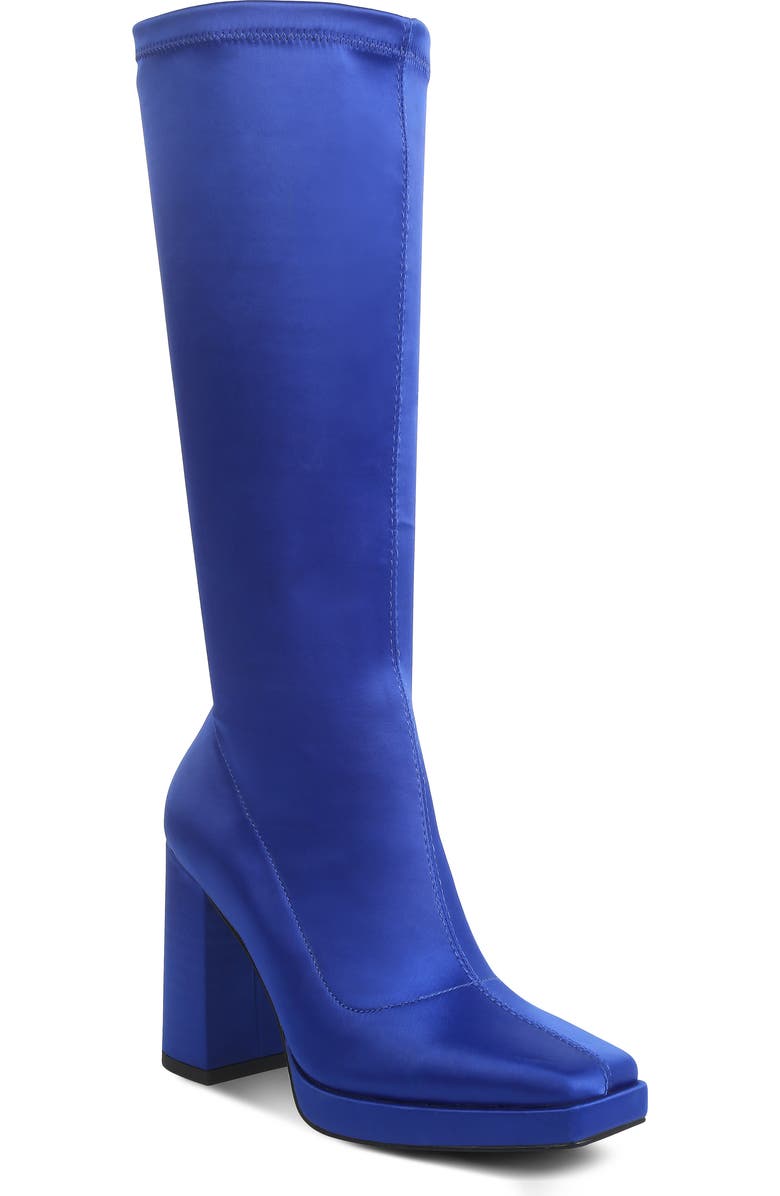 Rag & Co Presto Knee High Boot, Main, color, Blue