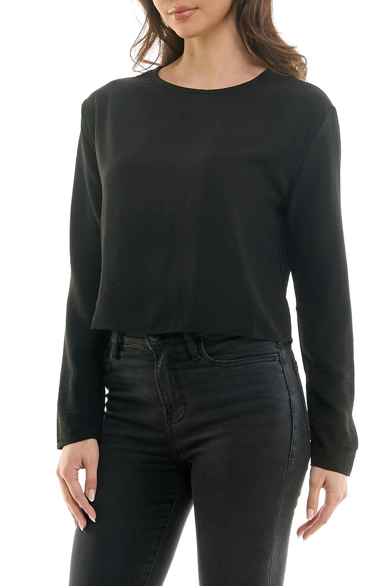 Urban Social Long Sleeve Boxy Top, Alternate, color,