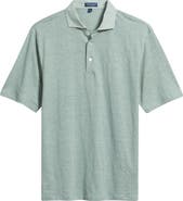 Peter Millar Asinto Tailored Fit Slub Linen Polo