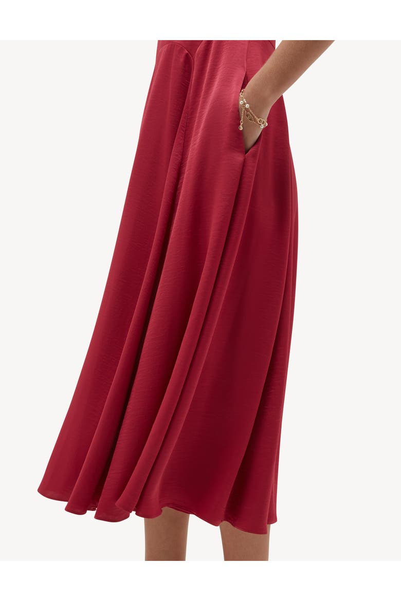 Isobel Midi Dress, Alternate, color, Mulberrypink