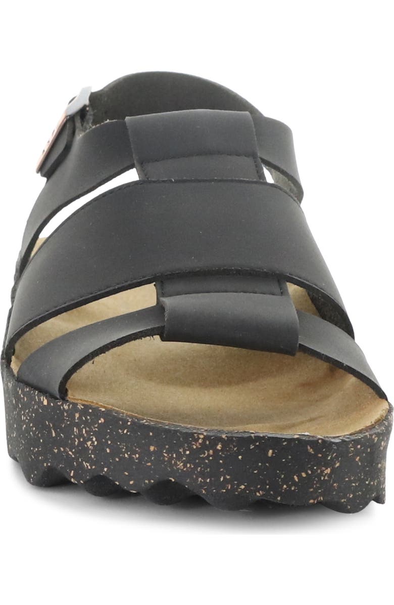 Asportuguesas by Fly London Calla Sandal, Alternate, color, Black