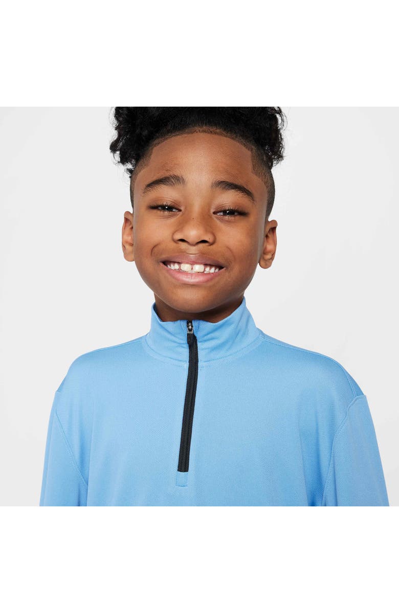 Nike Kids' DRI-Fit UV Quarter Zip Pullover, Alternate, color, Blue Beyond