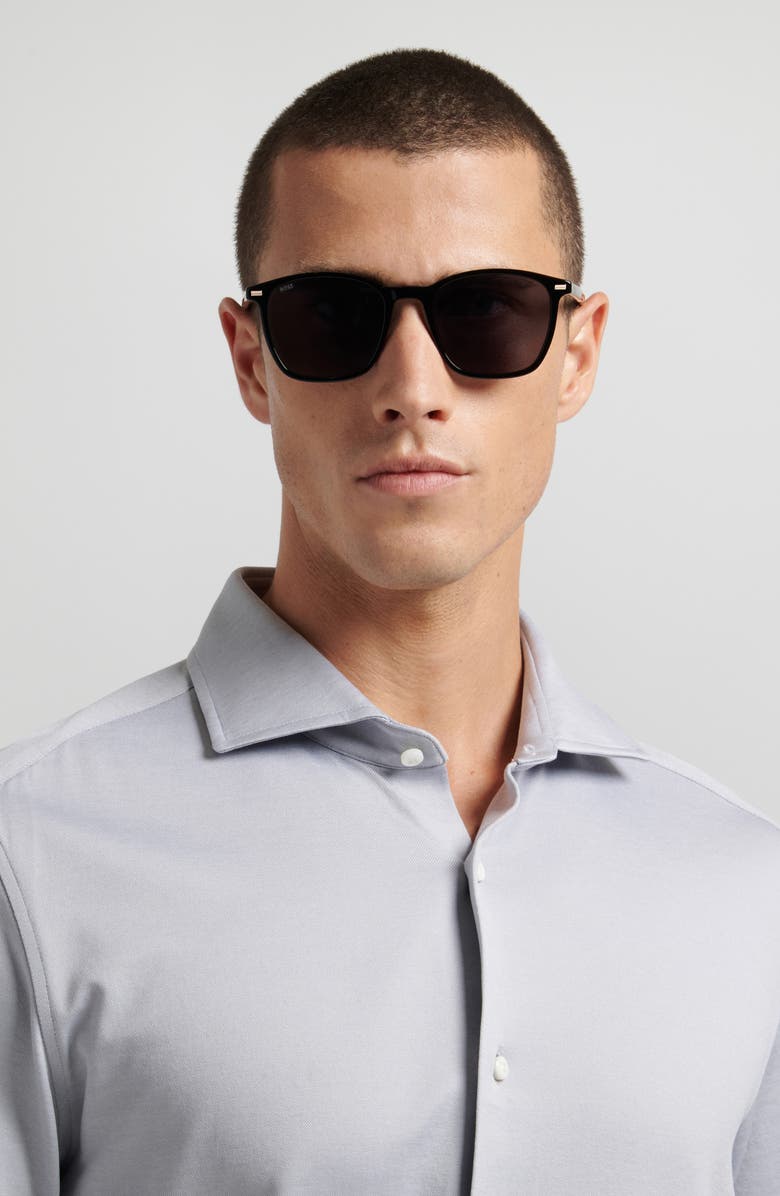 BOSS 53mm Sunglasses, Alternate, color, Black/ Grey